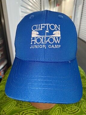 Clifton Hollow Junior Camp Golf Strap-on Hat Cap Fits 5-12years